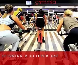 Spinning a Clipper Gap