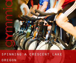 Spinning a Crescent Lake (Oregon)