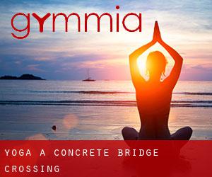 Yoga a Concrete Bridge Crossing